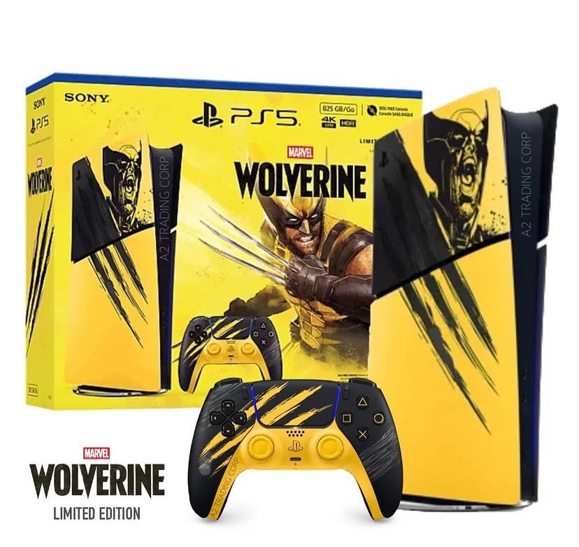MARVEL'S WOLVERINE LIMITED EDITION PS5 DIGITAL EDITION CONSOLE