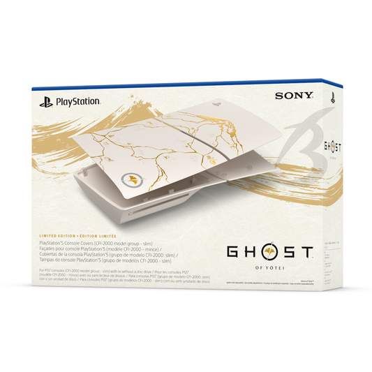 PS5 Console Covers (model group - slim) - Ghost of Yotei Gold Limited Edition